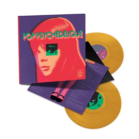 Various Artists - Pop PsychÉdÉlique (The Best of French Psychedelic Pop 1964-2019) [Jasmine Yellow Colour Double LP]