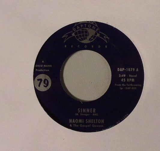 Naomi SHELTON / THE GOSPEL QUEENS - SINNER B/W EVERYBODY KNOWS