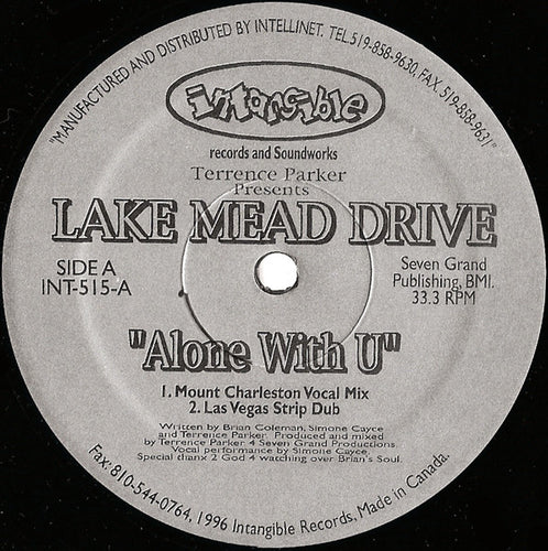 Terrence Parker Presents Lake Mead Drive - Alone With U