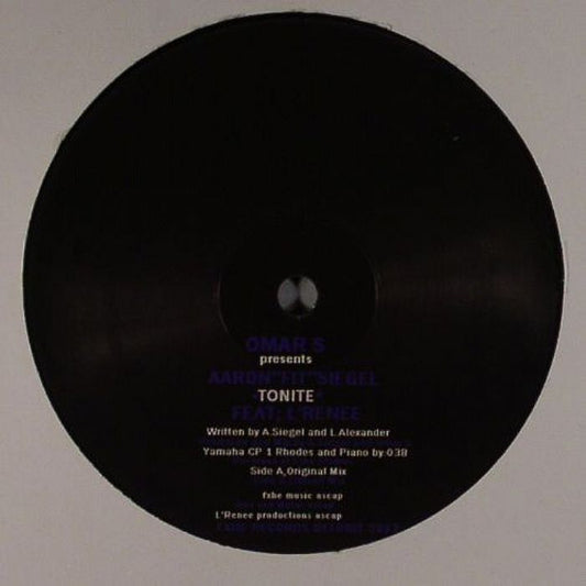 OMAR S presents AARON FIT SIEGEL feat L'RENEE - Tonite