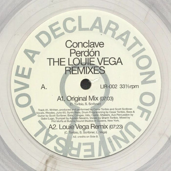 CONCLAVE - Perdon: The Louie Vega Remixes (repress)