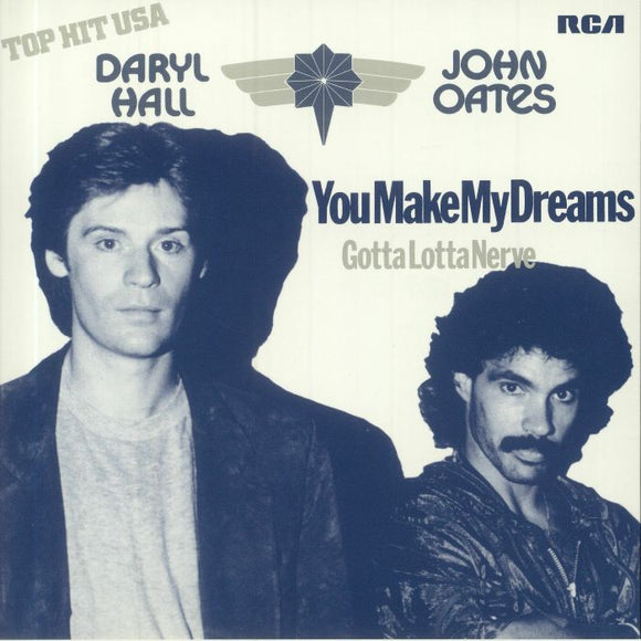 Daryl Hall & John Oates - You Make My Dreams b/w Gotta Lotta Nerve [Transparent Purple Vinyl 7