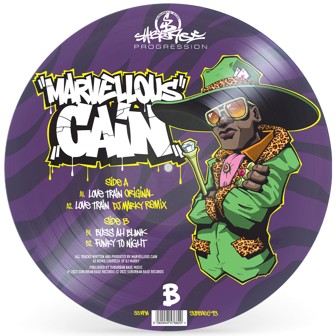 Marvellous Cain - Jungle Funk EP (Incl. DJ Marky Remix) (Picture Disc)