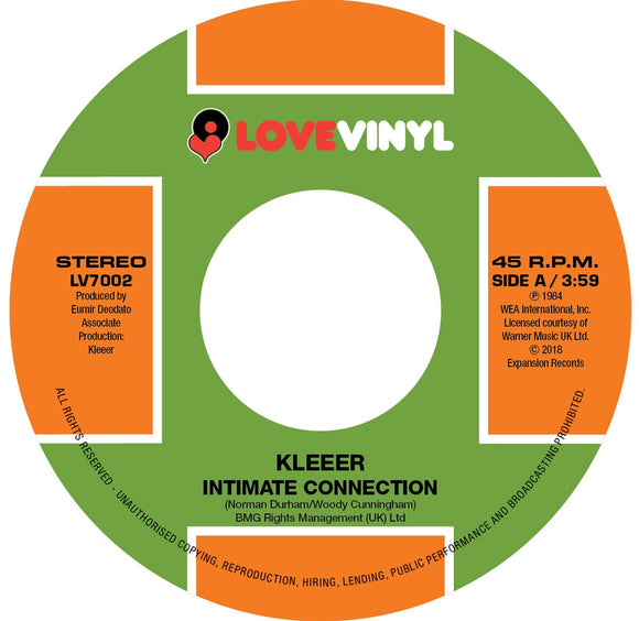 KLEEER - Intimate Connection / Tonight