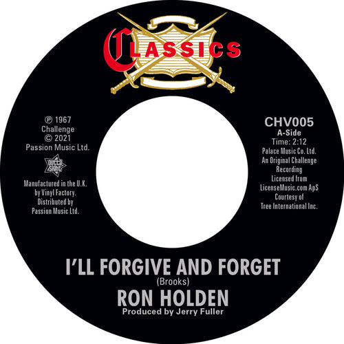 RON HOLDEN / JERRY FULLER - I’ll Forgive And Forget / Double Life