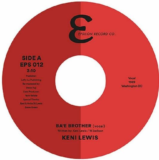 KENI LEWIS - Ba'e Brother / Instrumental