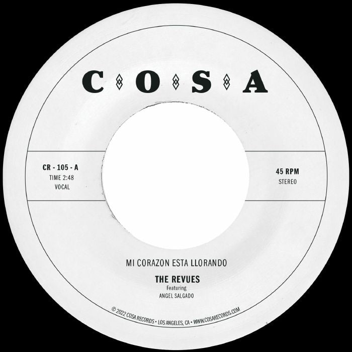 The Revues - Mi Corazón Esta Llorando [7" Coloured Vinyl]