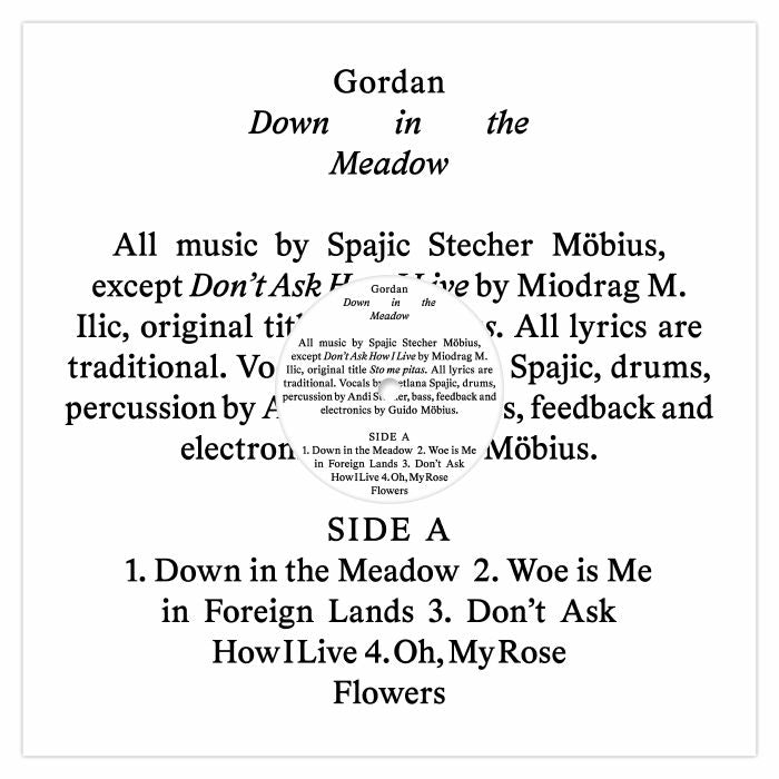 GORDAN - DOWN IN THE MEADOW