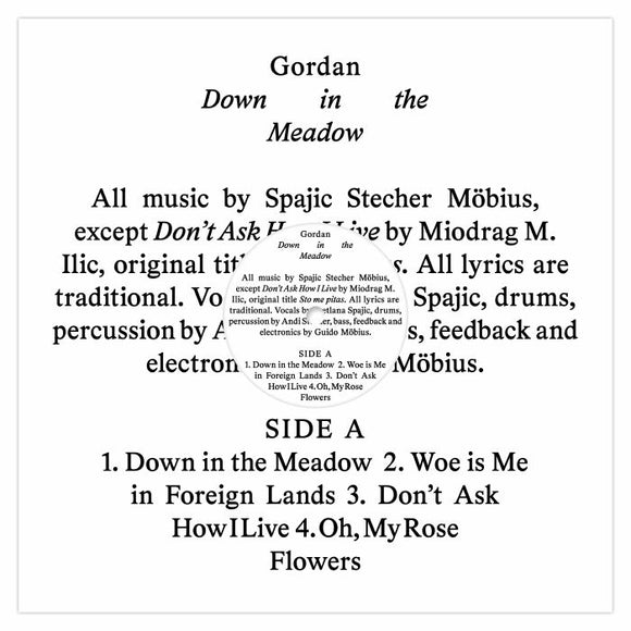 GORDAN - DOWN IN THE MEADOW