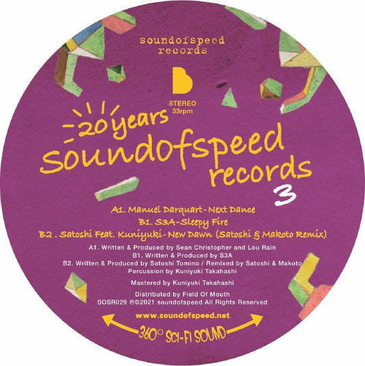 Manuel DARQUART / S3A / SATOSHI / KUNIYUKI - 20 Years Sound Of Speed : Record 3