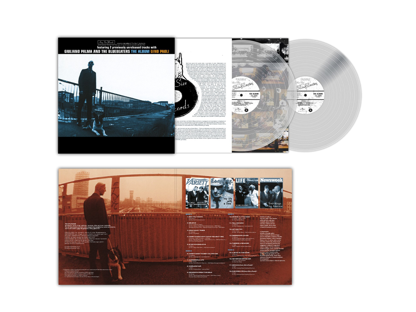 Giuliano Palma & The Bluebeaters - The Album (Gatefold 2LP Ltd Clear Vinyl)