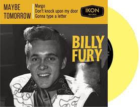 Billy Fury - Maybe Tomorrow 10” EP (10" EP coloured vinyl)