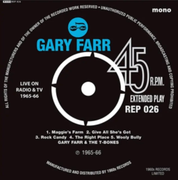 Gary Farr & T-Bones with Keith Emerson - Live on TV EP