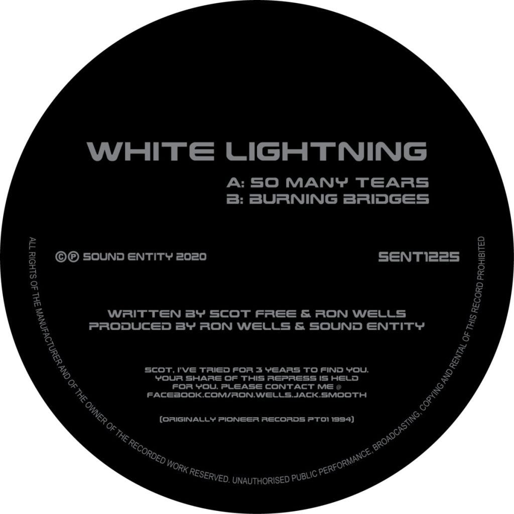 White Lightning -  So Many Tears / Burning Bridges