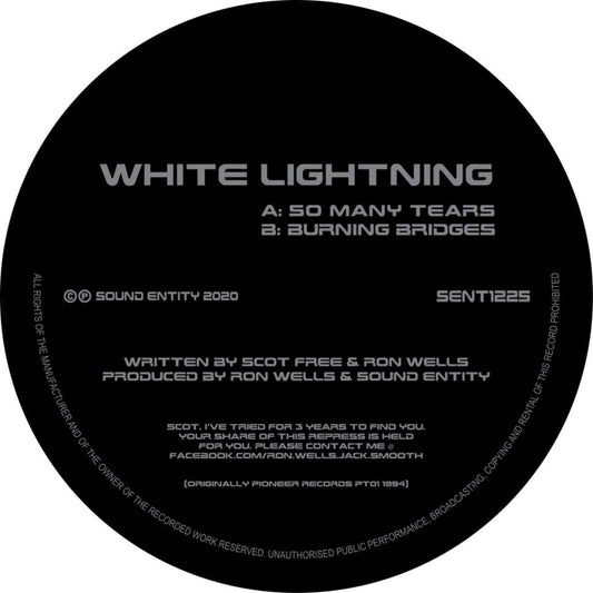 White Lightning -  So Many Tears / Burning Bridges