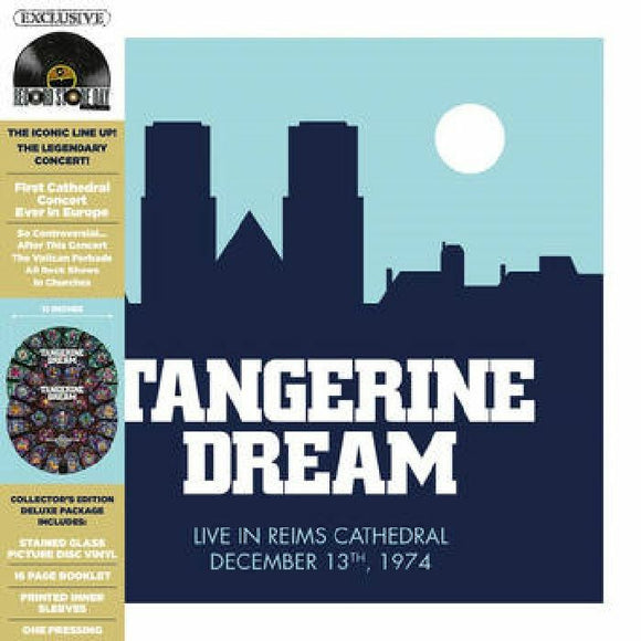TANGERINE DREAM - Live At The Reims Cathedral 1974 [Picture Disc] (RECORD STORE DAY 2021)