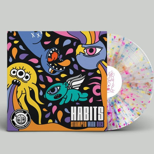 HABITS - Habits Stamped Wax 003 [Multi Coloured Splatter Vinyl]