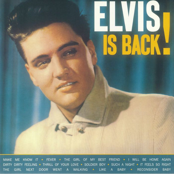 ELVIS PRESLEY - Elvis Is Back! [Blue Vinyl]