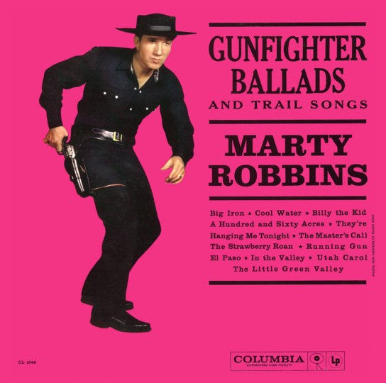 Marty Robbins - Sings Gunfighter Ballads and Trail Songs (Clear with Black “Gunsmoke” Swirl Vinyl Edition)