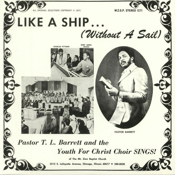 PASTOR TL BARRETT & THE YOUTH FOR CHRIST CHOIR - LIKE A SHIP (WITHOUT A SAIL)