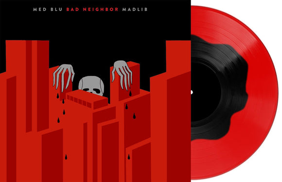 Med x Blu x Madlib - Bad Neighbor (Red and Black Vinyl)