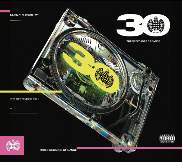 VARIOUS ARTISTS - 30 YEARS: THREE DECADES OF DANCE [2LP Clear Vinyl]