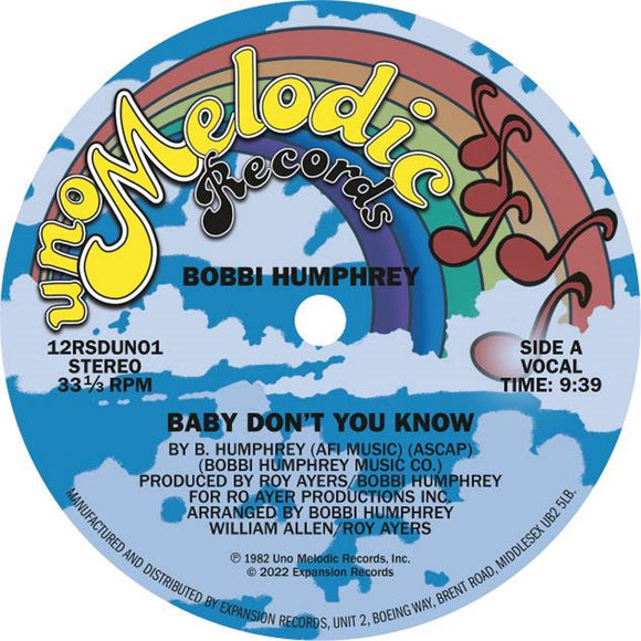 Bobbi Humphrey - Baby Don’t You Know
