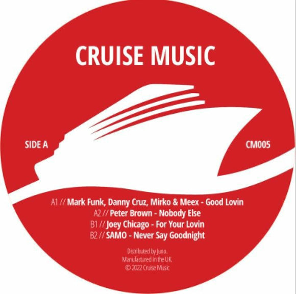 MARK FUNK / DANNY CRUZ / MIRKO & MEEX / PETER BROWN / JOEY CHICAGO / SAMO - Cruise Music Vinyl Jams Vol 5