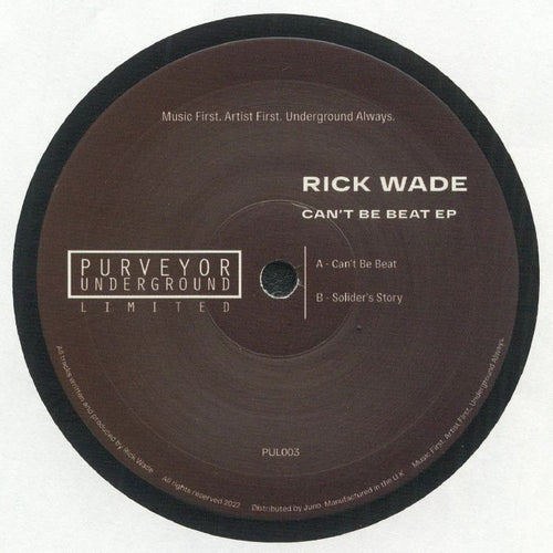 Rick WADE - Can't Be Beat EP