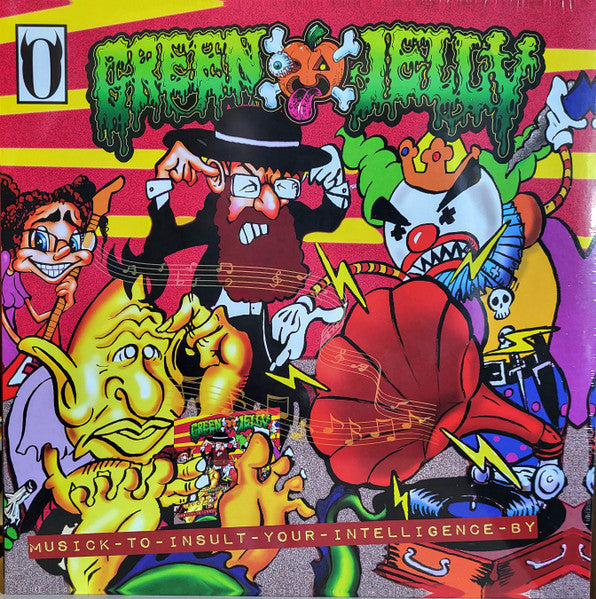 GREEN JELLY - MUSICK TO INSULT YOUR INTELLGE [Orange / Black Splatter LP]