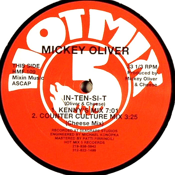 MICKEY OLIVER - IN-TEN-SI-T (HOT MIX FIVE US)