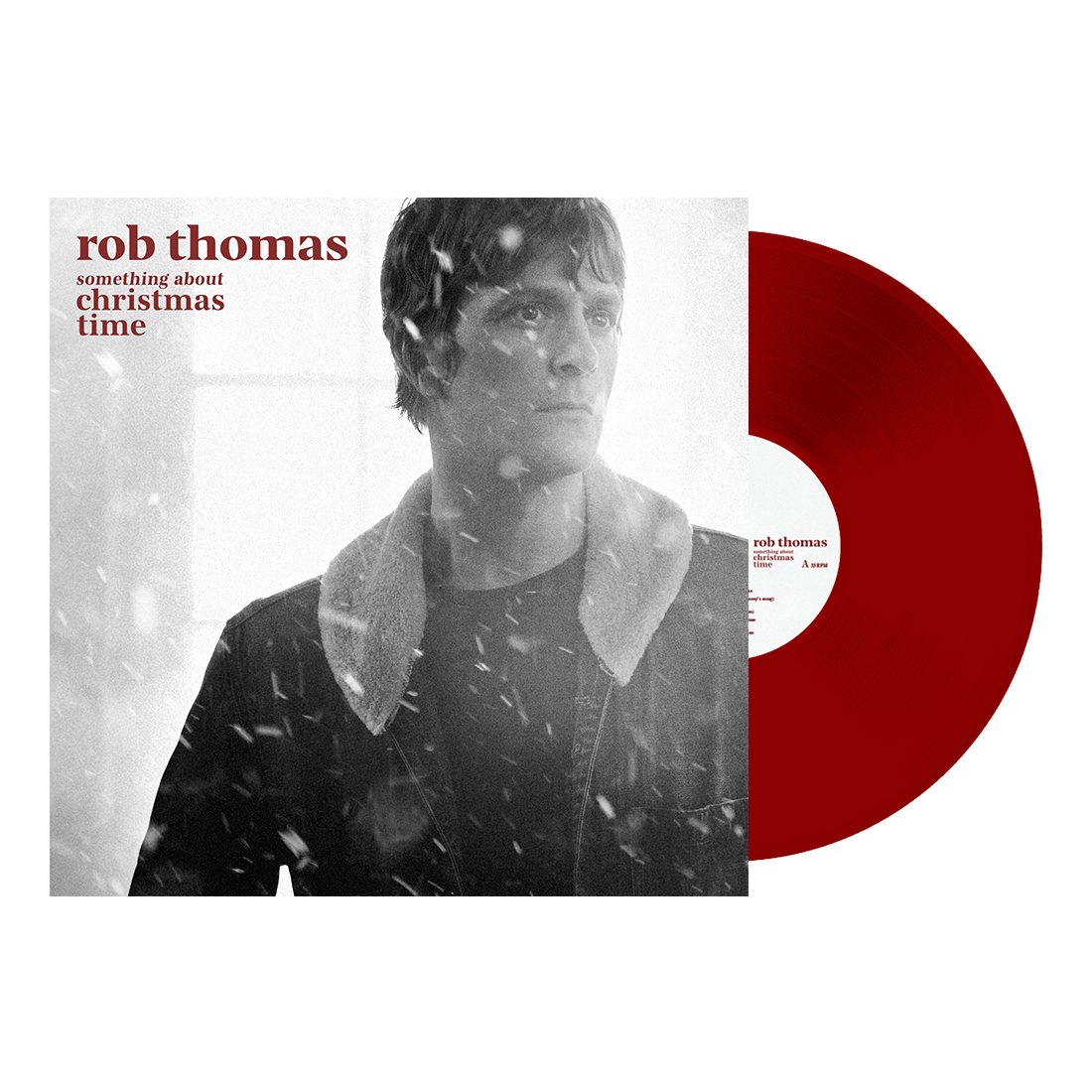 Rob Thomas - SOMETHING ABOUT CHRISTMAS TIME [140g 12" Red Vinyl]