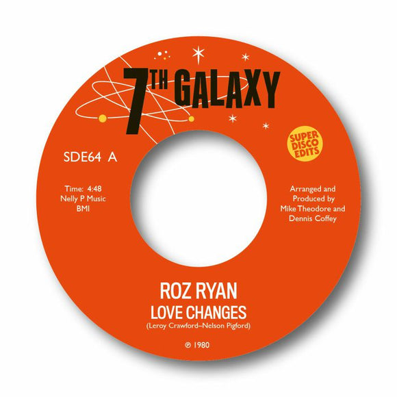 ROZ RYAN - Love Changes / Funky Way To Treat Me