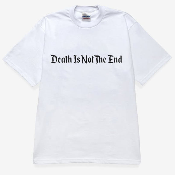 Death Is Not The End - Classic Logo Tee (White) [Large]