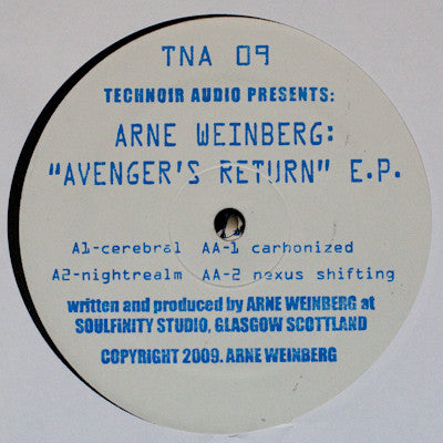 Arne Weinberg ‎– Avenger's Return E.P.