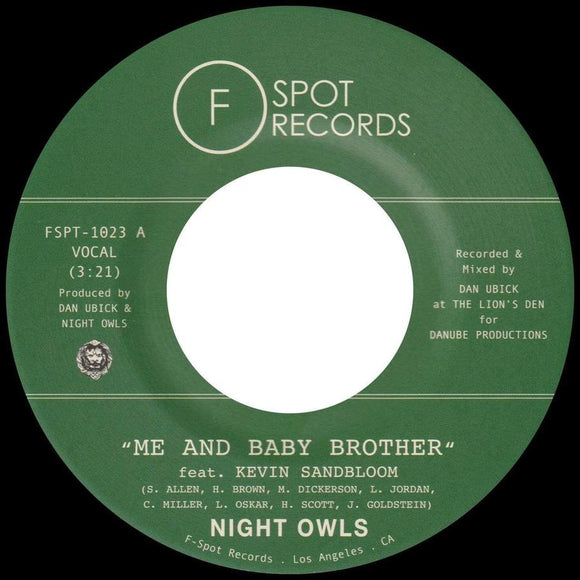 NIGHT OWLS - ME AND BABY BROTHER (FEAT. KEVIN SANDBLOOM)