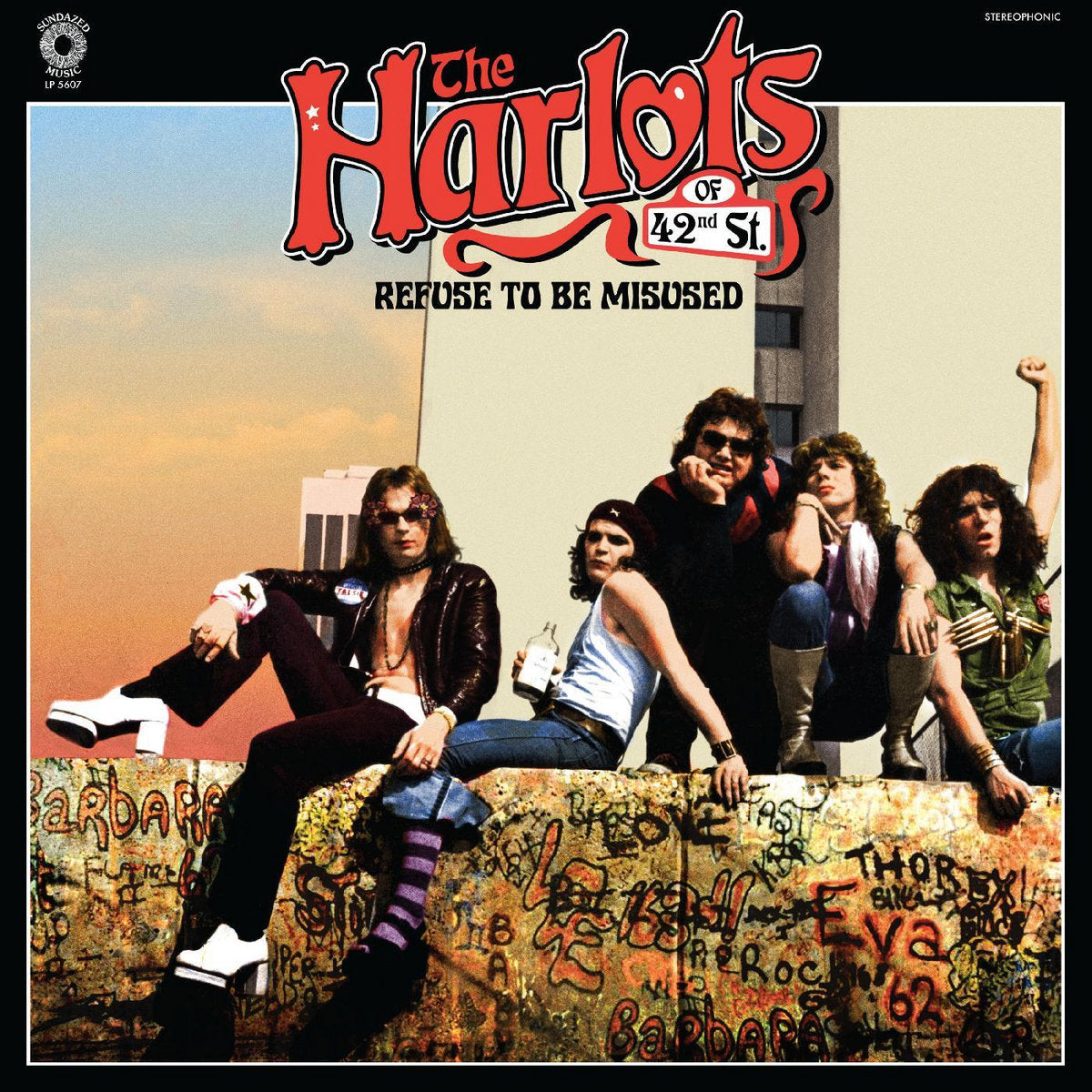 The Harlots Of 42nd Street - Refuse To Be Misused [Pink Vinyl w/ 'Zine]