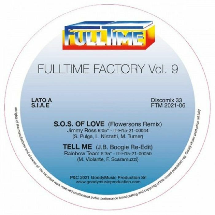 JIMMY ROSS / JIMMY ROSS / GALAXY BAND / TONY CICCO - FULLTIME FACTORY VOL 9