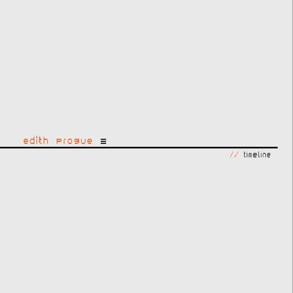 Edith Progue - Timeline (2021 Reissue)