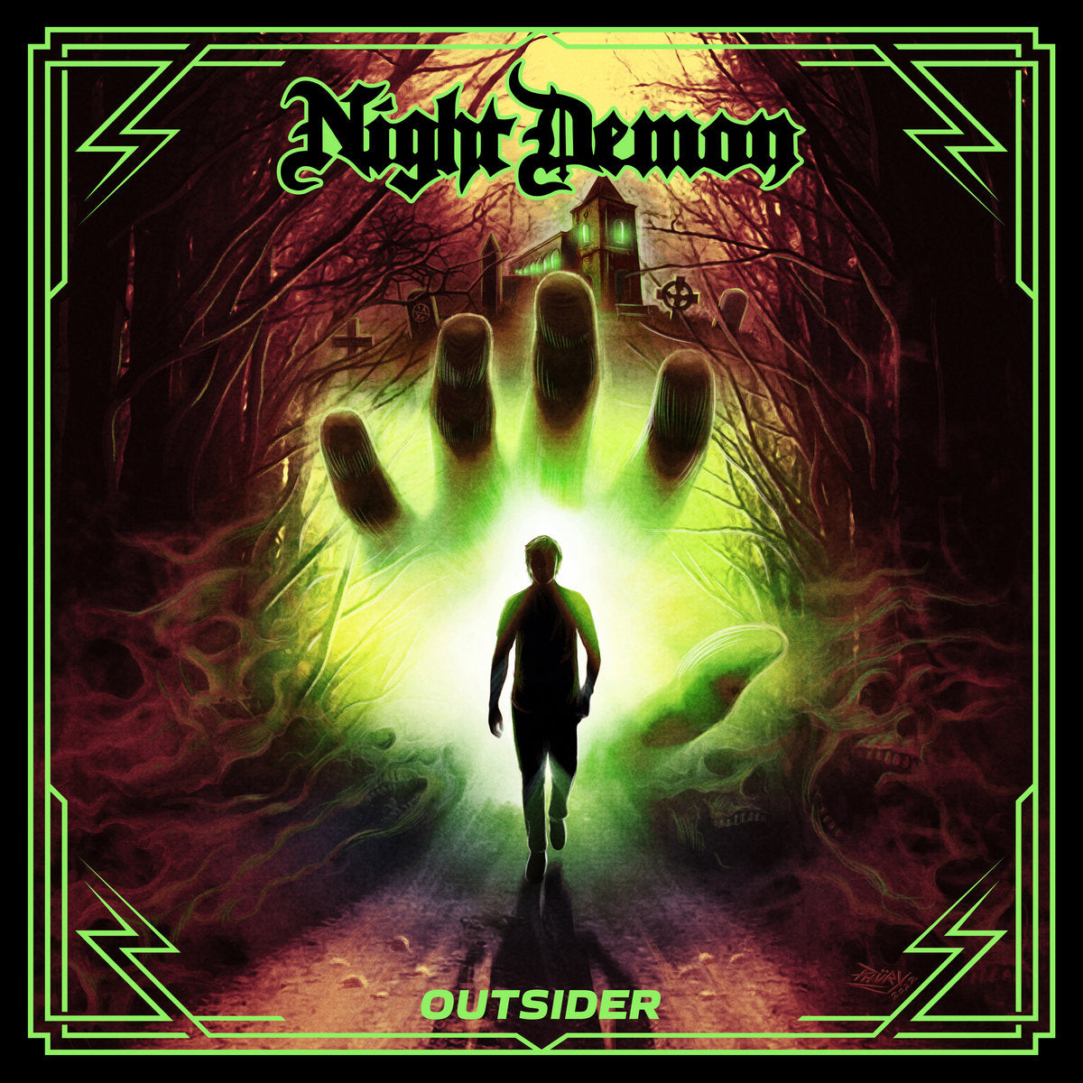 Night Demon - OUTSIDER [Green Vinyl]