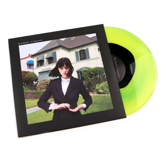 BLACK MARBLE - IT'S IMMATERIAL (GREEN/YELLOW COLOUR REPRESS)