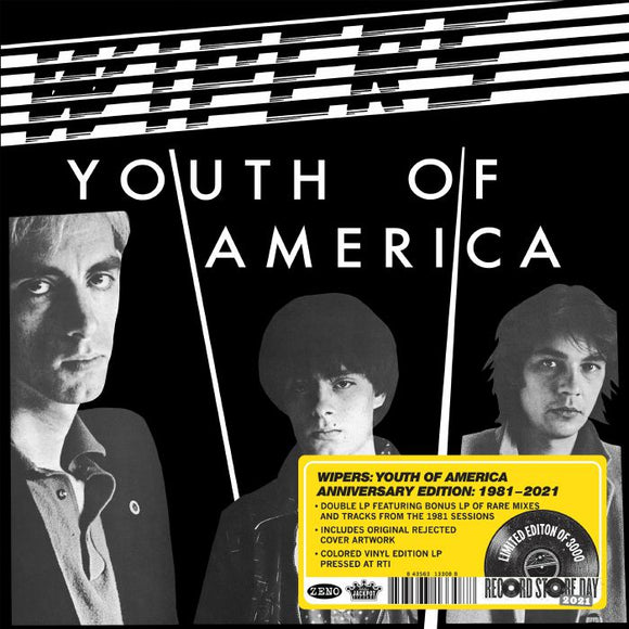 Wipers - Youth Of America (Anniversary Edition: 1981-2021) (Record Store Day 2021)