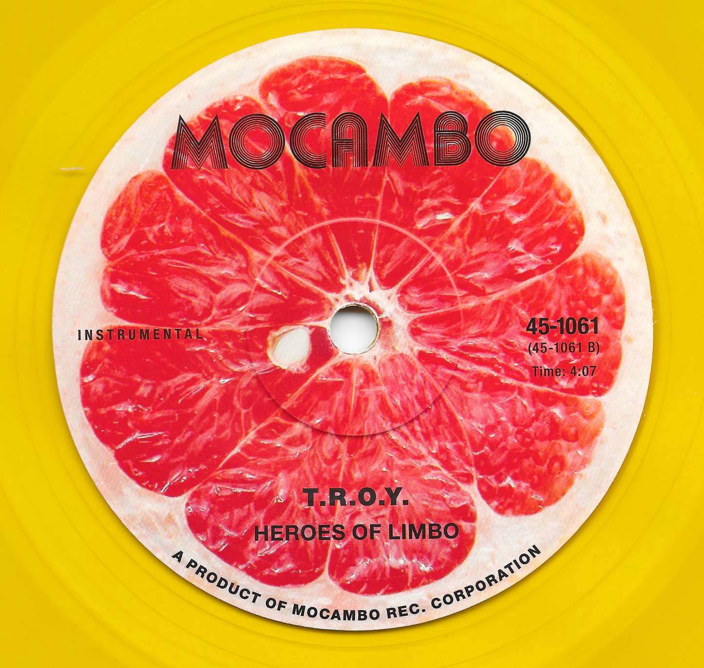 Heroes of Limbo - Don't Sweat the Technique b/w T.R.O.Y. [7" Yellow Vinyl]