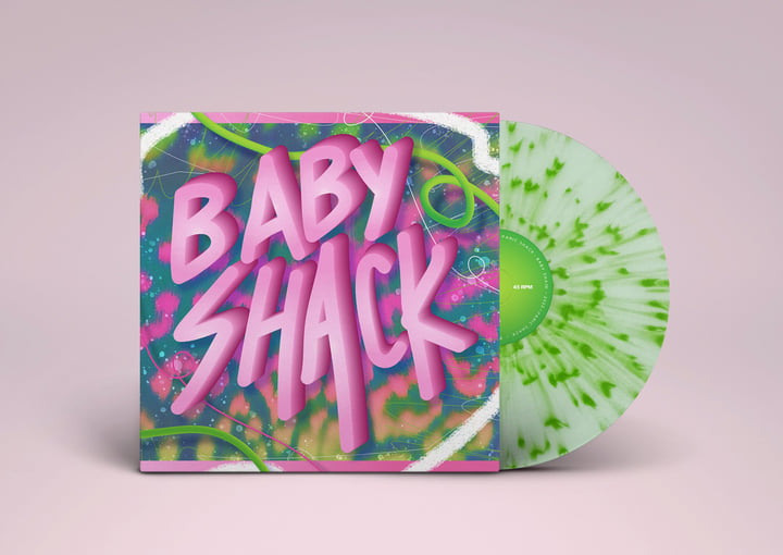 Panic Shack - Baby Shack [Green Splatter Vinyl]