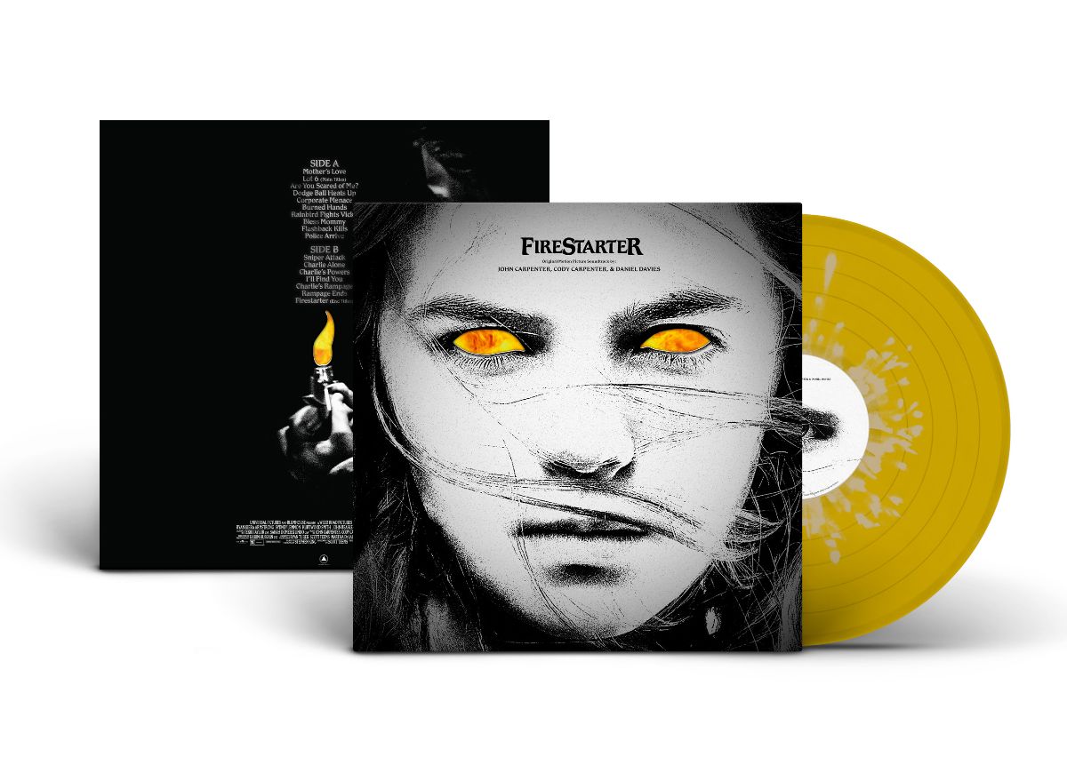 John Carpenter, Cody Carpenter and Daniel Davies - Firestarter Original Motion Picture Soundtrack [Yellow and Bone Splatter vinyl]