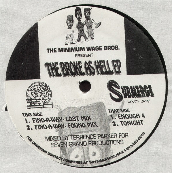 The Minimum Wage Bros. - The Broke As Hell EP