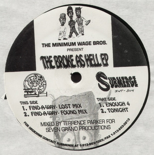 The Minimum Wage Bros. - The Broke As Hell EP
