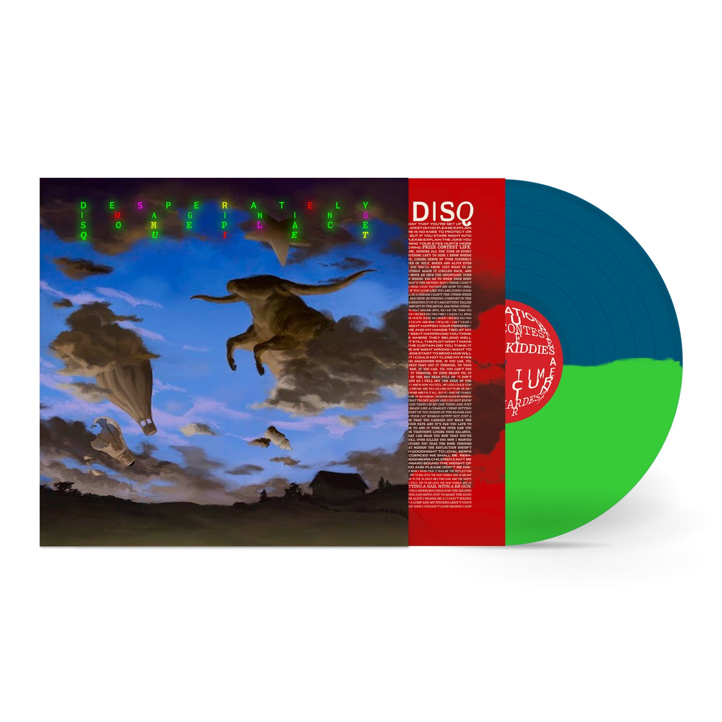 DISQ - Desperately Imagining Someplace Quiet [Half green / half blue vinyl]