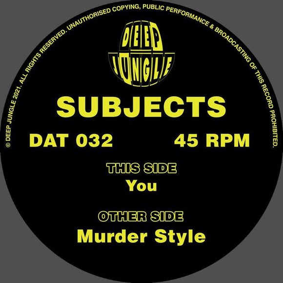 Subjects - Murder Style / You