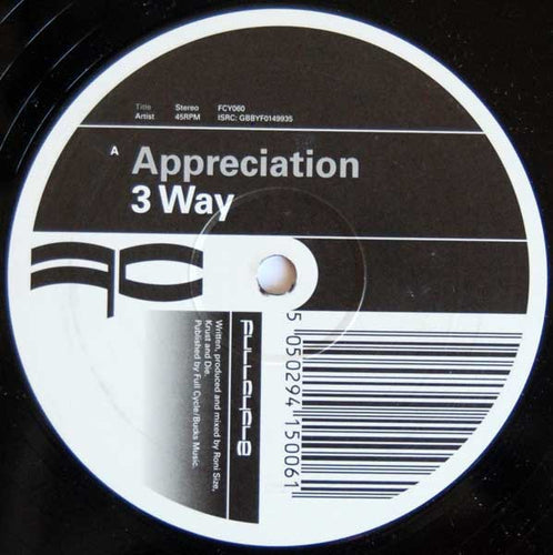 3 Way – Appreciation / Price Of Fame